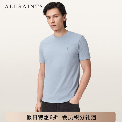 ALLSAINTS男士圆领T恤