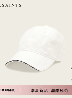 ALLSAINTS女士时尚棒球帽BILLIE鸭舌帽Logo帽檐2026夏季新款