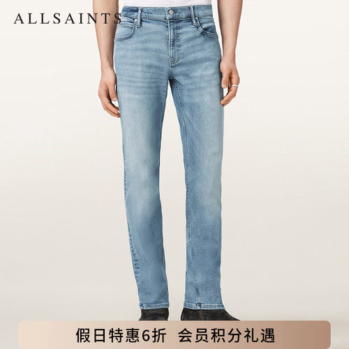 ALLSAINTS男士修身牛仔裤
