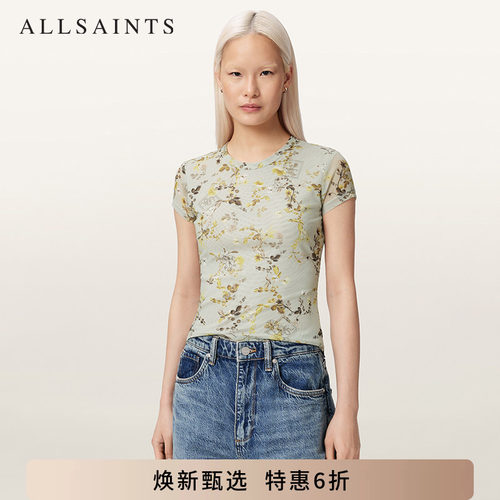 ALLSAINTS女士印花T恤