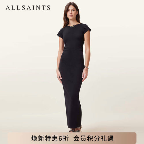 ALLSAINTS女士黑色连衣裙