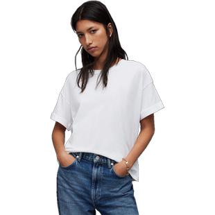 ALLSAINTS女士洋气宽松纯色T恤短袖上衣打底衫秋季女装WM636Z