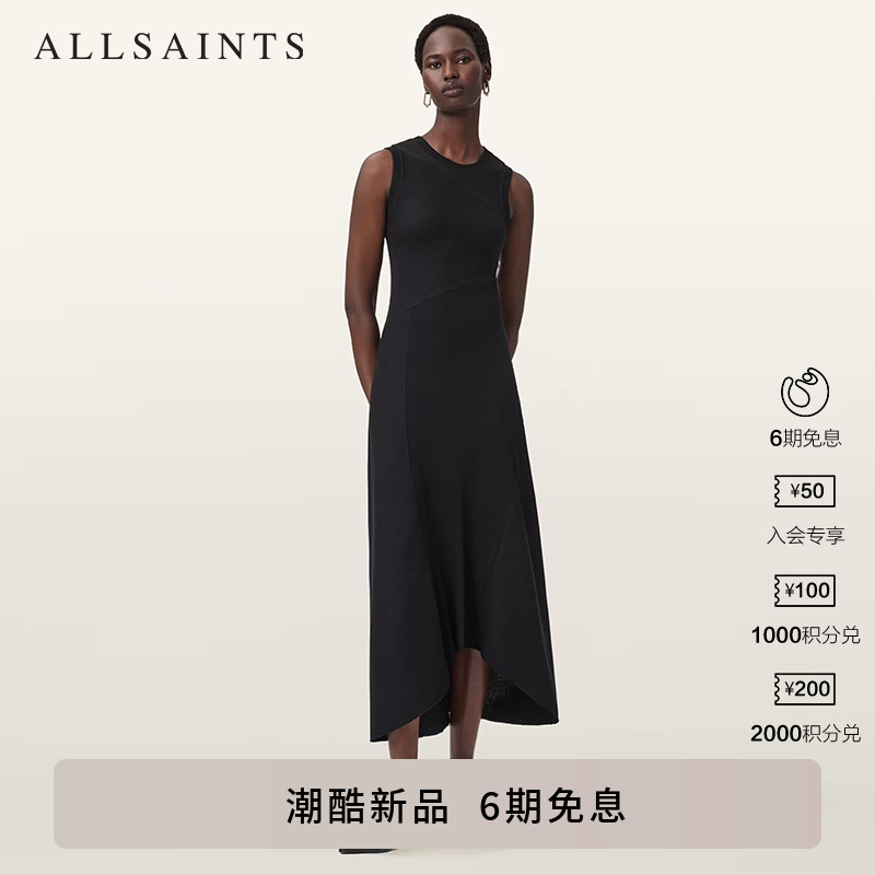 ALLSAINTS女士无袖连衣裙