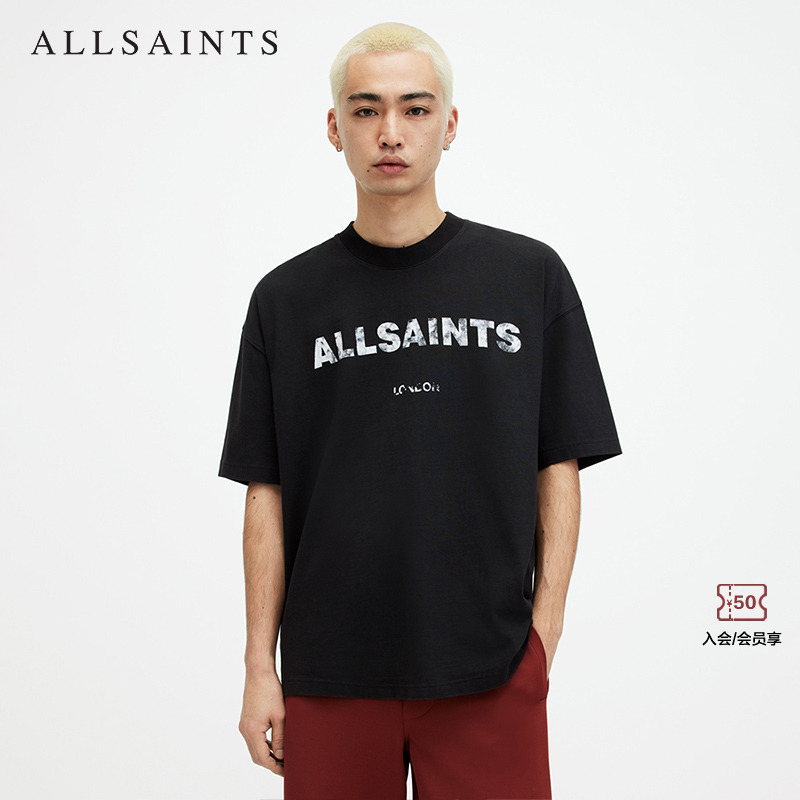 ALLSAINTS男士印花短袖