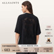 ALLSAINTS女士率性短袖 W065JD 新款 T恤后背镂空宽松款 2025秋季
