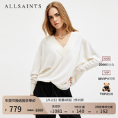ALLSAINTS女士羊毛针织衫 W037KB 女装 长袖 V领针织毛衣秋冬季