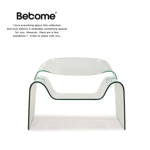 研舍设计透明卧室飘带亚克力沙发