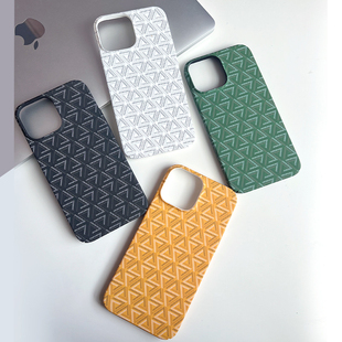 适用于苹果16ProMax戈雅狗牙17roMax全包手机壳iPhone14ProMax超薄硬壳苹果苹果15ProMax保护壳碳纤维纹