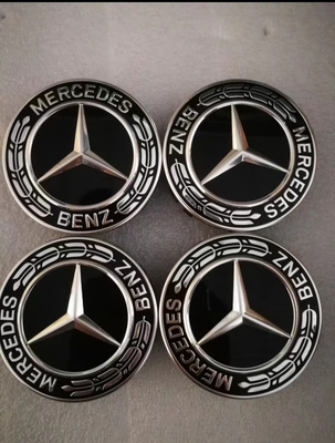 奔驰汽车轮毂盖车轮标志盖C180C200E260E300S350ML350glk400级AMG