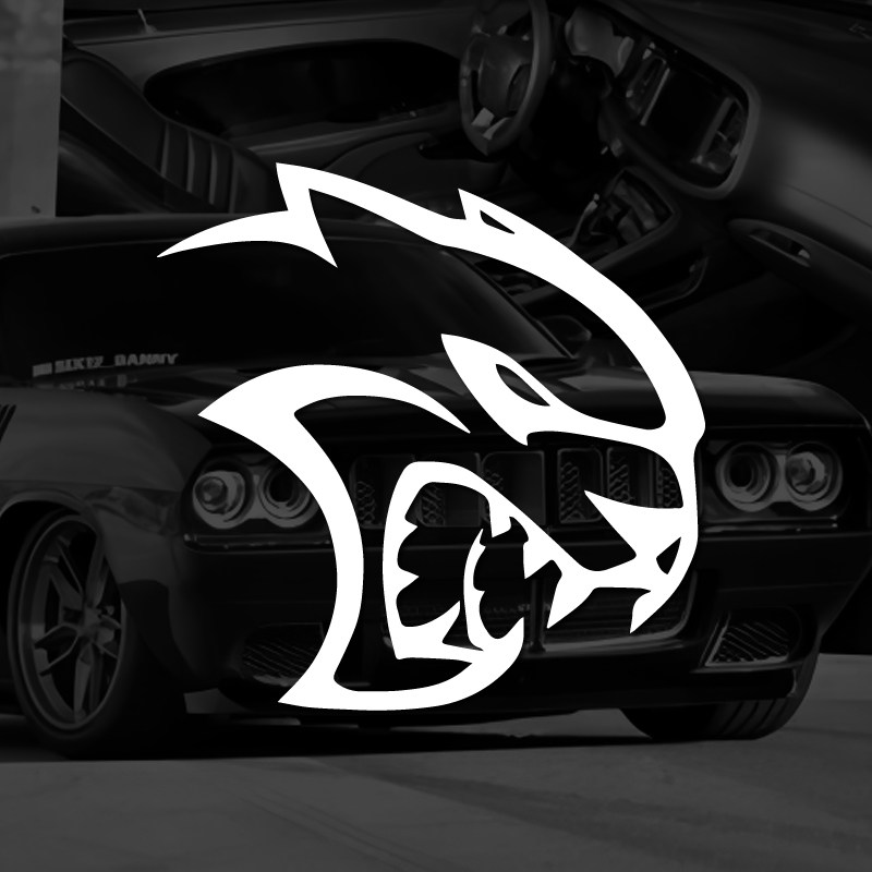 地狱猫LOGO牧马人MOPAR汽车贴纸