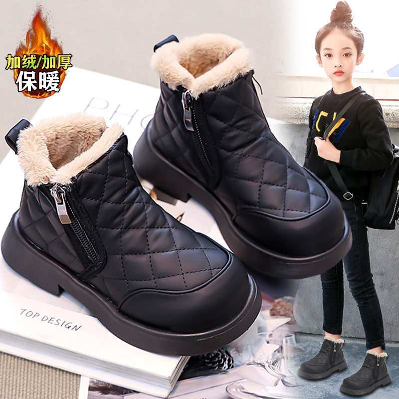 童鞋女童雪地靴冬季加绒2026新款