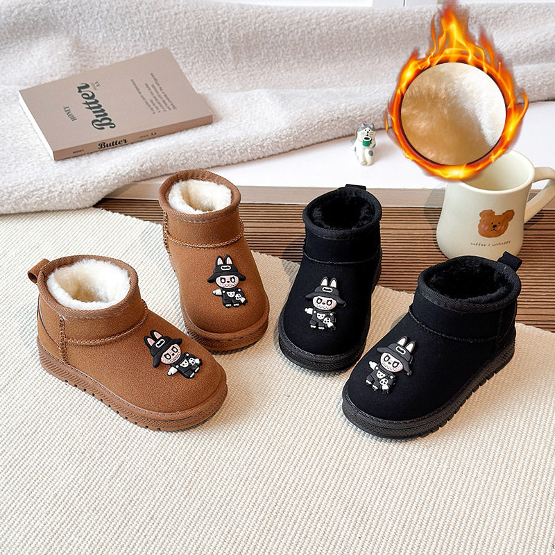儿童卡通雪地靴2025冬加绒加厚女童防滑防水中大童男童棉靴保暖靴,童鞋/婴儿鞋/亲子鞋,雪地靴,淘宝优惠券,粉丝福利购,淘宝优惠卷
