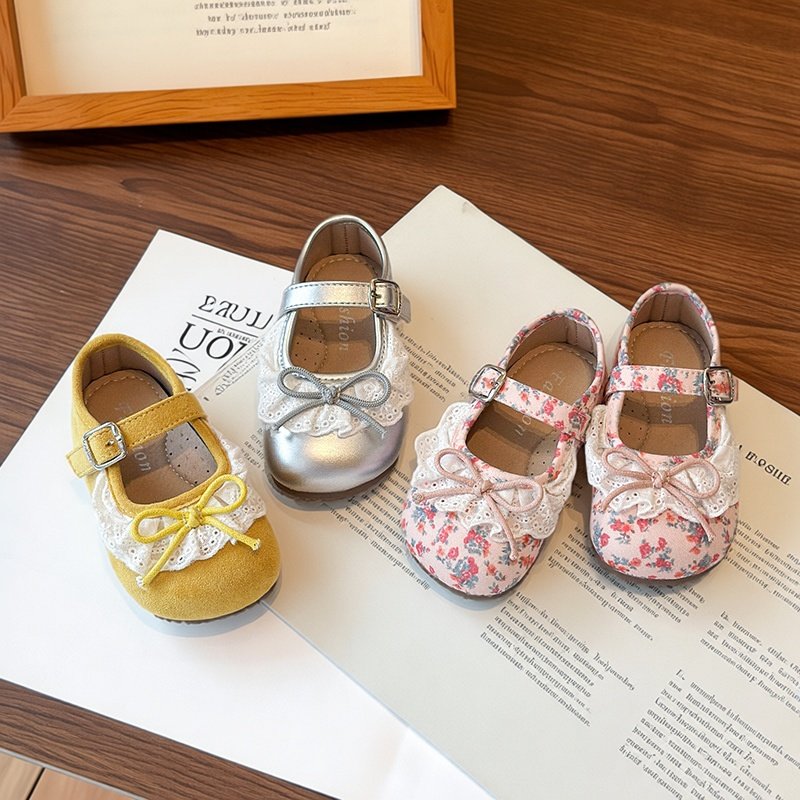 女童花边皮鞋2026春款可爱蝴蝶结演出公主儿童小中大童单鞋春秋季,童鞋/婴儿鞋/亲子鞋,儿童汉服鞋,淘宝优惠券,粉丝福利购,淘宝优惠卷