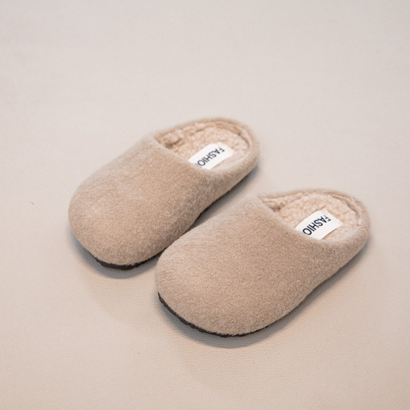 女童毛毛鞋包头拖鞋2025冬季儿童勃肯软底二棉拖加绒保暖半包棉鞋,童鞋/婴儿鞋/亲子鞋,儿童凉拖鞋,淘宝优惠券,粉丝福利购,淘宝优惠卷