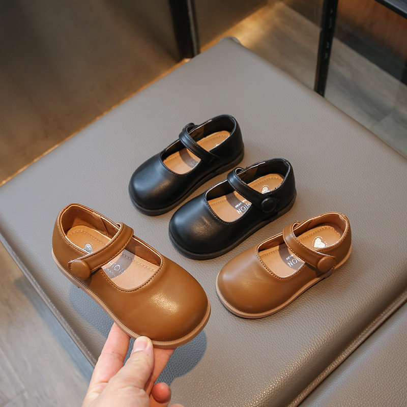 女童公主鞋2025春秋新款时尚小皮鞋英伦风软底韩版小童单鞋豆豆鞋,童鞋/婴儿鞋/亲子鞋,皮鞋,淘宝优惠券,粉丝福利购,淘宝优惠卷