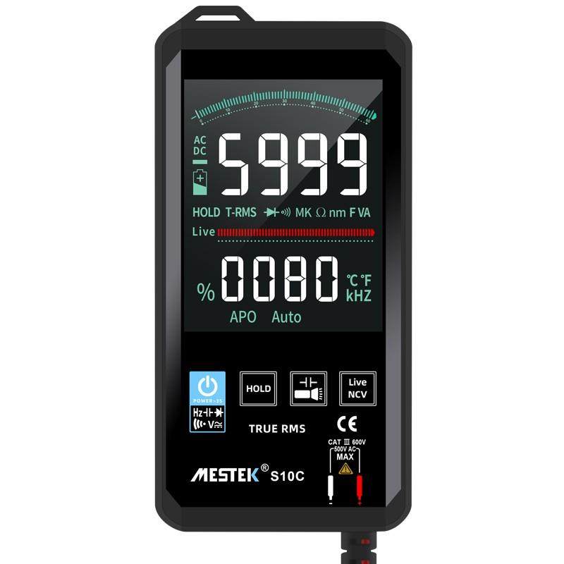 迈斯泰克mesteks10智能数字万用表高精度全自动大屏便携式小型万