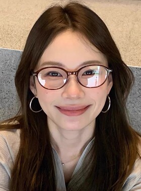 复古玳瑁色书呆子眼镜框女高级感椭圆小框TR90眼镜架可配度数近视