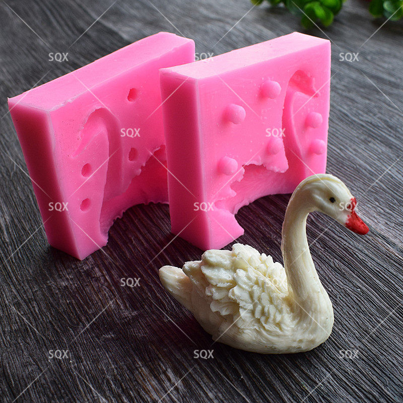 Beautiful 3D swan Silicone mold Cake decorate tool baking mould Cake mold SQ16200in the Kitchen/Cooking utensils , Barbecue/Bakeware , Baking DIY Appliance , Baking mold  category - from Buy2taobao.com to provide professional Taobao agent buy service