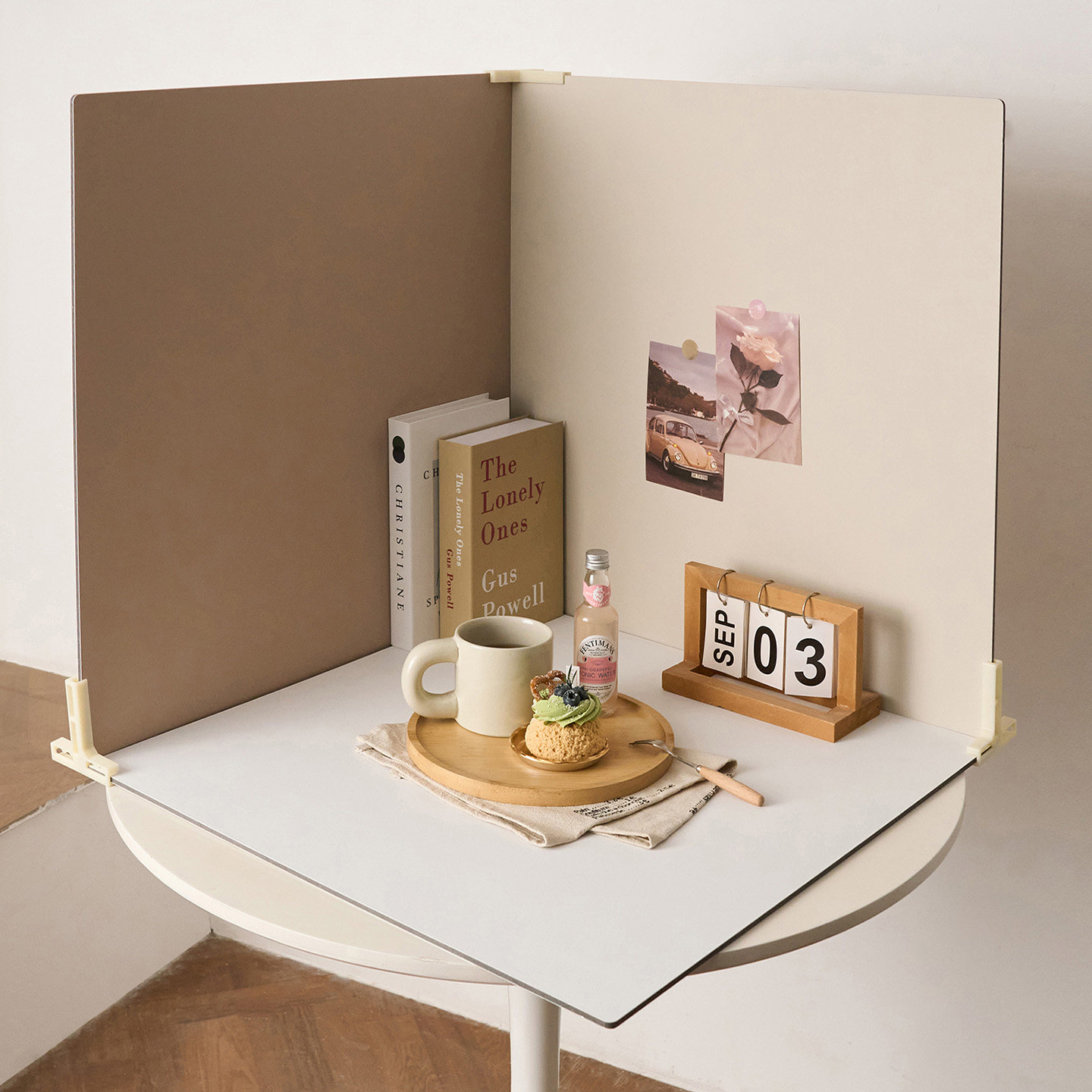 ins风双面纯色背景板拍照道具拍摄plog博主摄影氛围感装饰简约