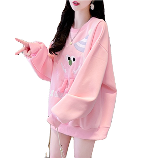 早春设计感小众卫衣女春秋季韩版宽松大码女装薄款慵懒风上衣外套