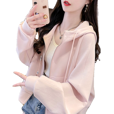 慵懒风纯色外套女薄款