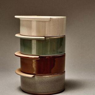 Departo · 陶瓷创意半唇边小碗YABU设计北欧简约水果碗