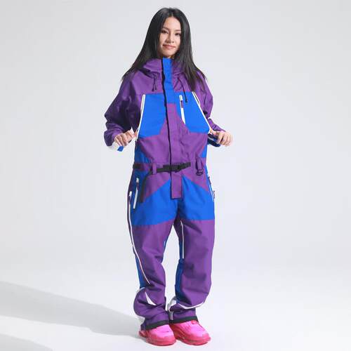 连体滑雪服加厚保暖
