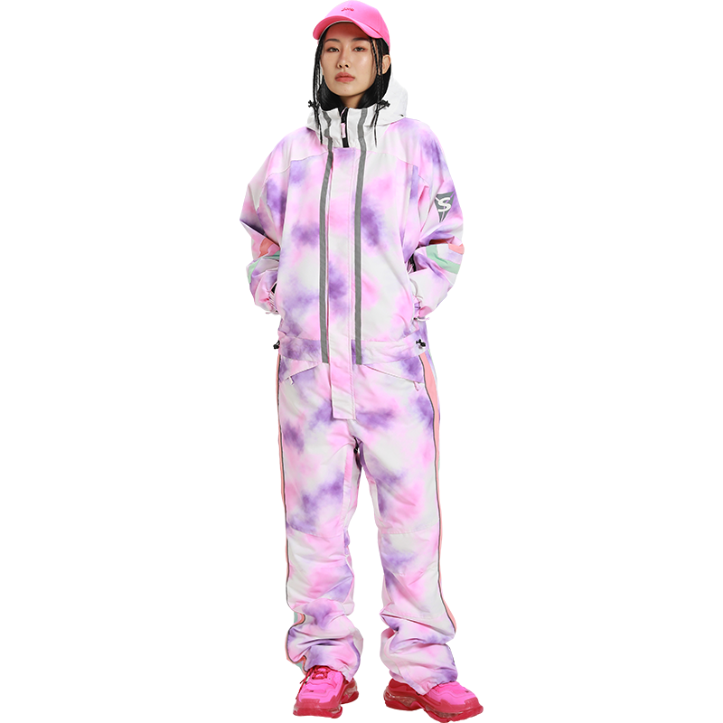 2023连体滑雪服女单板男
