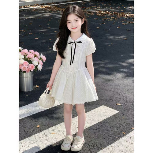 女童连衣裙2026新款夏高级感公主风party小礼服儿童女孩绝美裙子