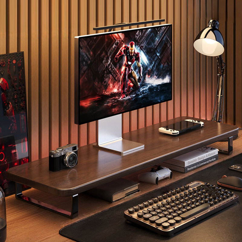 电竞房台式电脑显示器增高架桌面