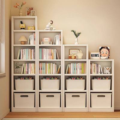 钢制夹缝书柜多层落地一体靠墙客厅置物架家用转角儿童简易书架子