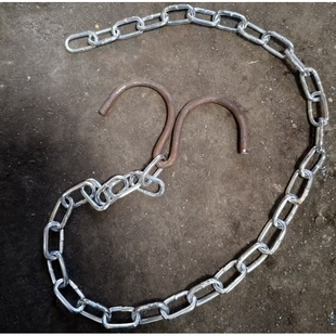 铁链拖钩老鼠夹子新款高灵敏强力弹簧圆形捕鼠夹铁老式捉鼠器