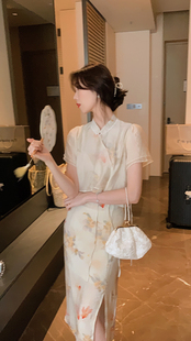 安璃 ANLI 清冷文艺国风新中式水墨油画上衣半身裙新款套装分开拍