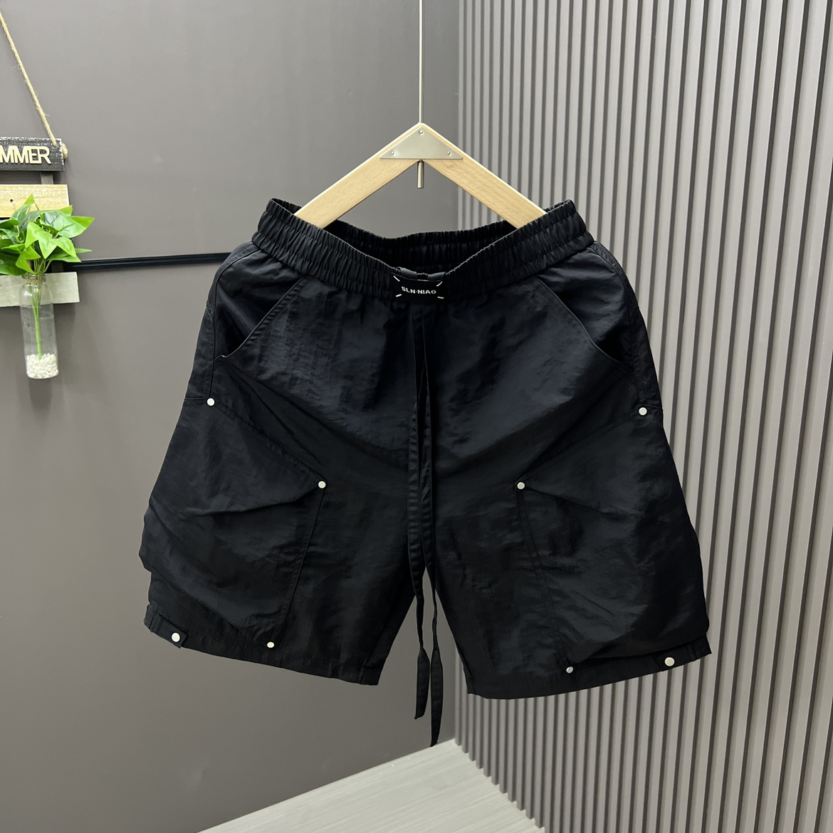 冰丝短裤男夏季美式潮牌
