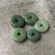 天然缅甸翡翠平安扣面包圈。 A级货DIY配件693