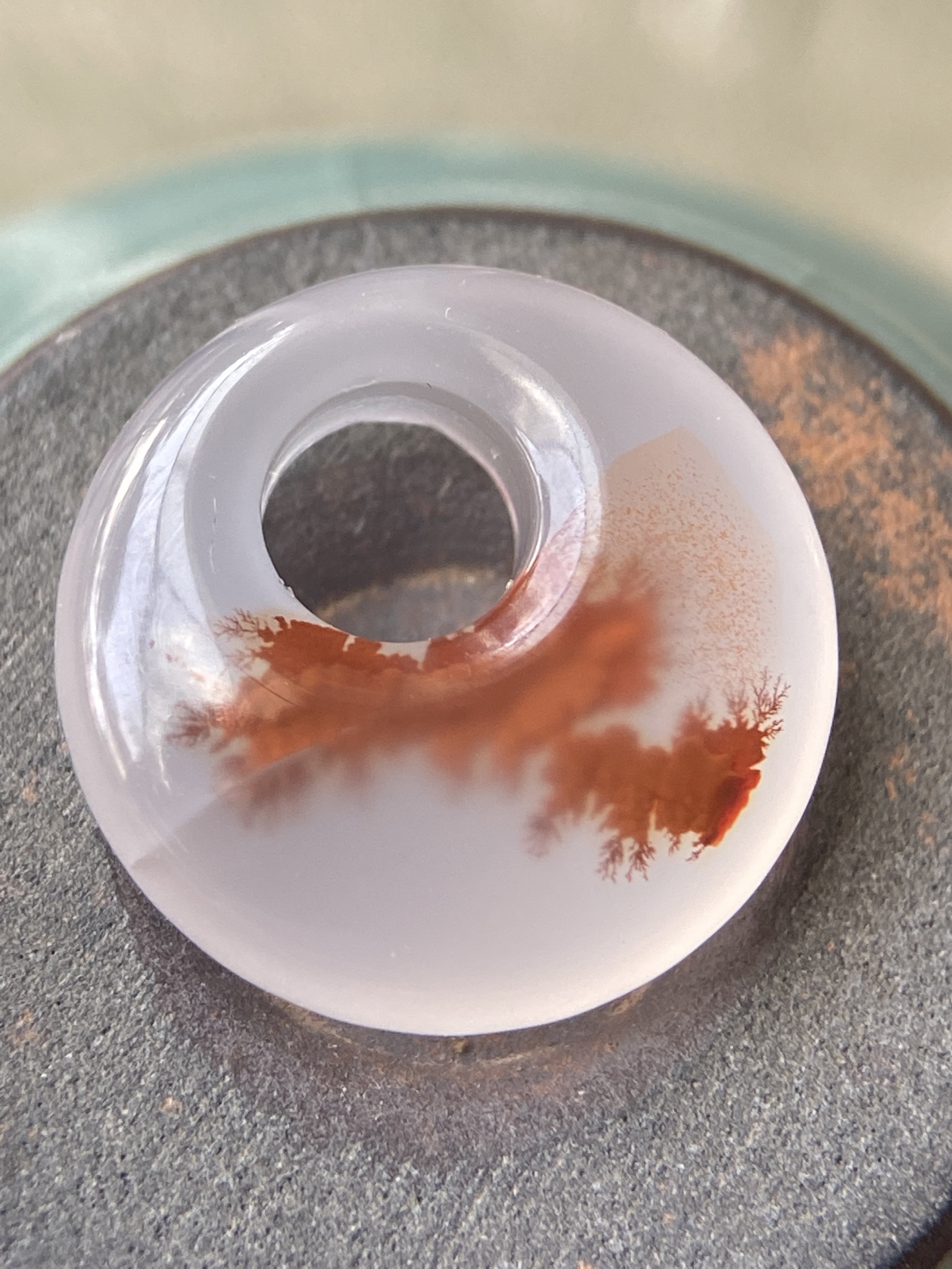 15毫米九口料天然南红玛瑙特色草花冰飘平安鱼眼公主扣