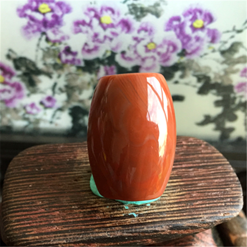 天然川料南红柿子红火焰纹桶珠顶珠橄榄珠玛瑙路路通配件