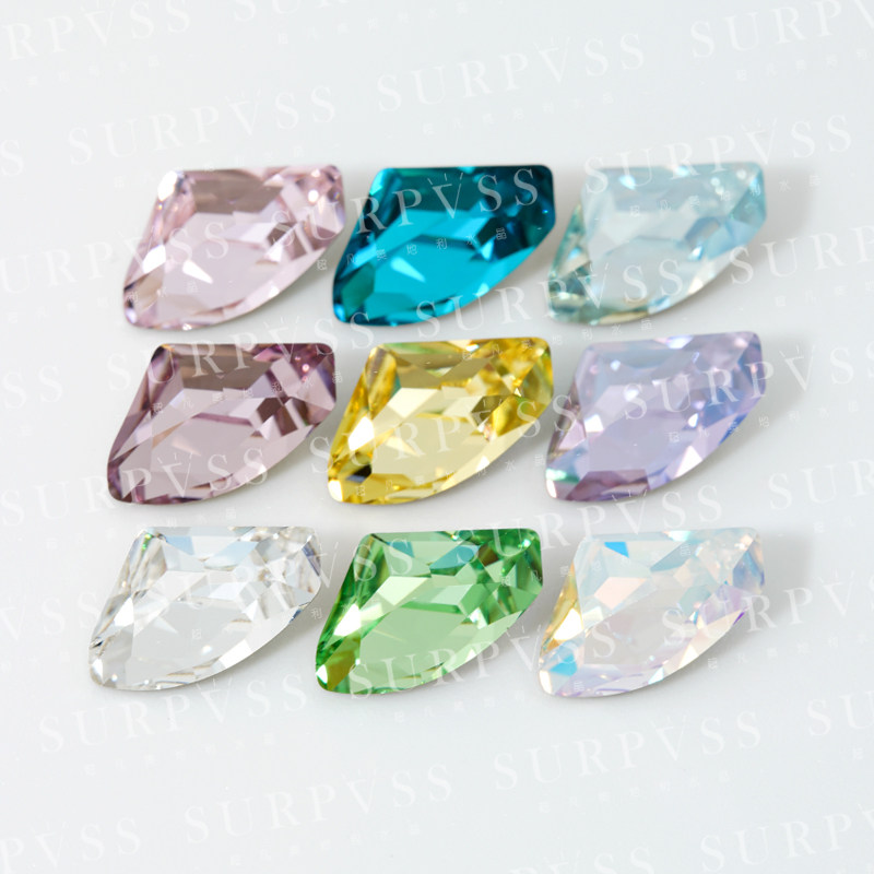 进口奥地利施钻水晶4757不规则翅膀陨石饰品手链美甲diy贴钻配件,彩妆/香水/美妆工具,指甲装饰,淘宝优惠券,粉丝福利购,淘宝优惠卷