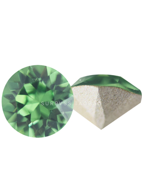 奥地利施家水晶1088尖底钻立体圆钻美甲DIY装饰水钻堆钻360翠绿色