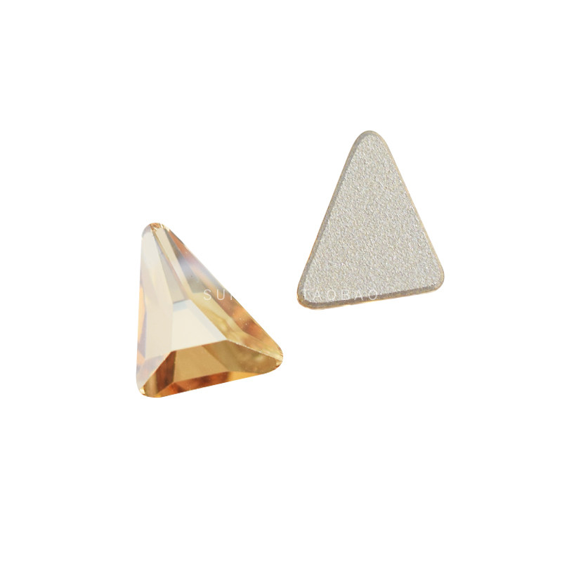 美甲奥地利水钻2739三角立体异形钻奥钻饰品手机贴钻gsha金色魅影