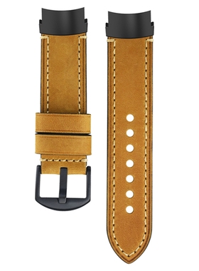 代用SUUNTO Terra Elementum颂拓山雄元素系列疯马皮牛皮表带