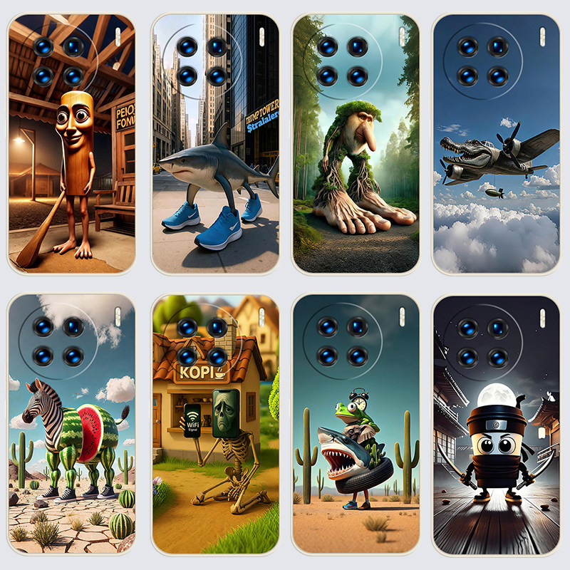 vivoX90手机壳V2241A国外山海经木棍人通通哥直边软壳v1vox90保护套vlvox90磨砂全包边新款防摔潮流卡通软胶