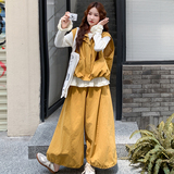 25秋新工装风立领马甲+花边衬衣+阔腿裤三件套170-2560-P195-K298，女装套装/套裙，浙宝170