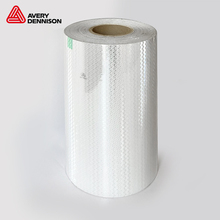 美国进口Avrey艾利T-11500厚款钻石级反光膜12*50y白色交通反光牌