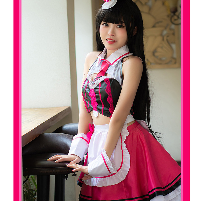 FGO fate cos 情人节礼装街头巧克力女仆 远坂凛cosplay服 女佣装