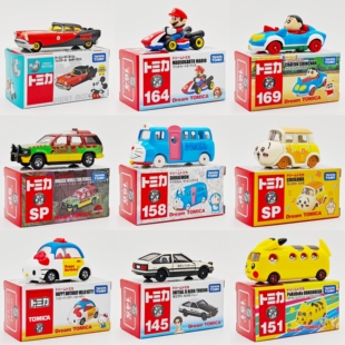 正版多美卡合金车哆啦A梦公交车模型小汽车男孩玩具车收藏车模