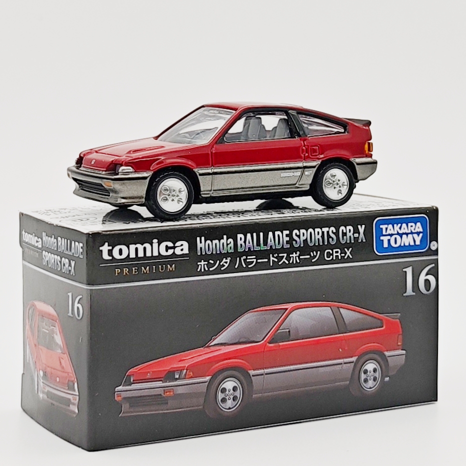 多美卡黑盒合金车黑盒本田CR-X跑车模型男孩玩具车收藏礼物车模