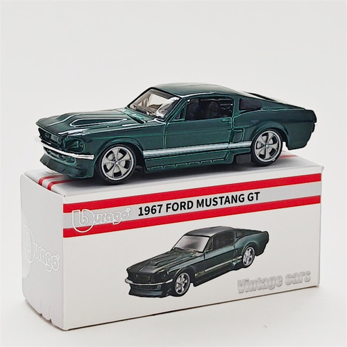正版授权比美高1:64福特1967野马GT合金车模型精品收藏摆件玩具车