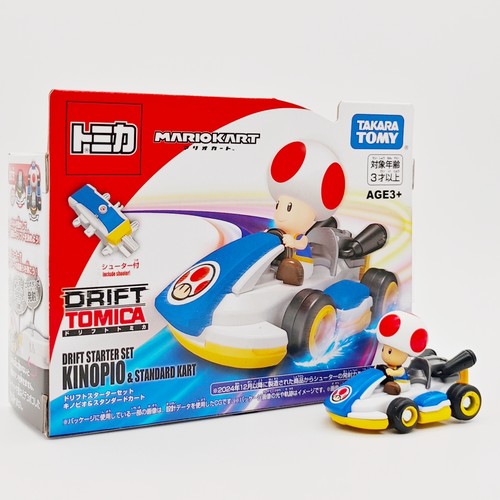 TOMY多美卡IP联名马里奥奇诺比奥桃花公主漂移卡丁车弹射车玩具车