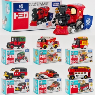 TOMY多美卡梦之星DM-02米奇火车模型合金仿真收藏摆件儿童玩具车